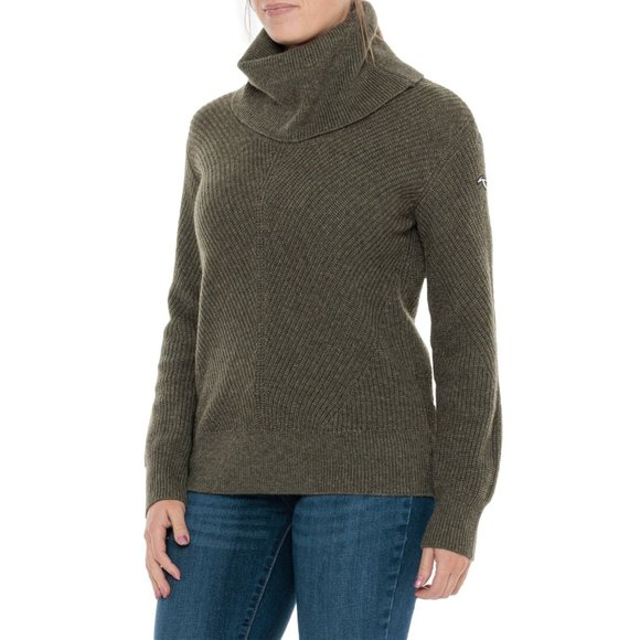 NEW KJUS Geneva Sweater - Merino Wool/ cashmere blend Dark Olive769sn